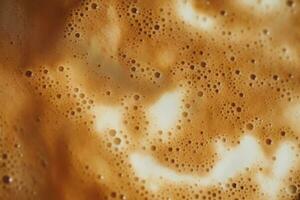 AI generated Coffee foam texture. AI Generated photo