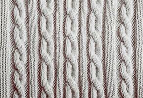 AI generated Knitted sweater texture, background with copy space. AI Generated photo