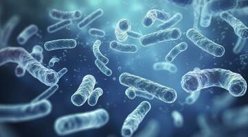 AI generated Legionella pneumophila Bacteria. Medical 3d illustration. AI Generated photo