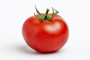 AI generated Tomato isolated on white background. AI Generated photo