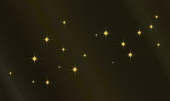 Fireworks star random source stream, Falling Star, Stars on a golden background vector