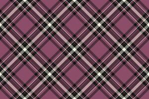 Tartan plaid background, diagonal check seamless pattern. Vector fabric texture for textile print, wrapping paper, gift card, wallpaper.