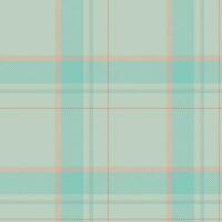 Plaid seamless pattern. Check fabric texture. Vector textile print.