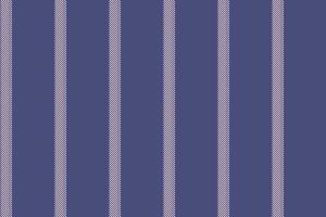 Multi stripe background texture, bedding lines vector vertical. Cross textile fabric pattern seamless in blue and light colors.