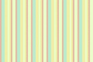 Bed pattern vector background, golf lines stripe seamless. Manufacture fabric vertical texture textile in light and yellow colors.