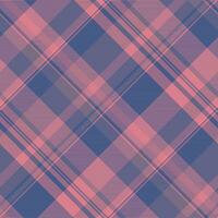 Many background seamless textile, checked fabric tartan pattern. Womens fashion check texture vector plaid in red and blue colors.