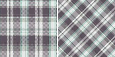 Check fabric tartan of texture seamless vector with a background plaid textile pattern. Set in winter colors. Tablecloth design ideas.