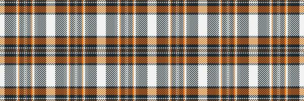 Mosaic vector fabric background, panel tartan textile texture. Customizable pattern plaid check seamless in dark and white colors.