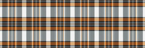 Mosaic vector fabric background, panel tartan textile texture. Customizable pattern plaid check seamless in dark and white colors.