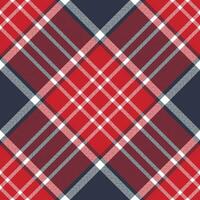 Plaid pattern vector. Check fabric texture. Seamless textile design for clothes, paper print. vector