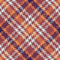 Tartan vector pattern of seamless background texture with a fabric check textile plaid.