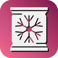 Ice Bag Vector Glyph Gradient Background Icon For Personal And Commercial Use.