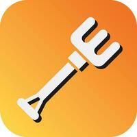 Pitchfork Vector Glyph Gradient Background Icon For Personal And Commercial Use.