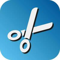 Scissors Vector Glyph Gradient Background Icon For Personal And Commercial Use.