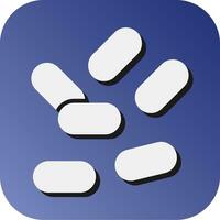 Pills Vector Glyph Gradient Background Icon For Personal And Commercial Use.