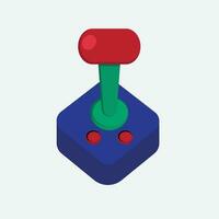 Illustration vector design of joystick for arcade machine