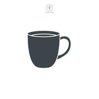 Mug Icon symbol vector illustration isolated on white background