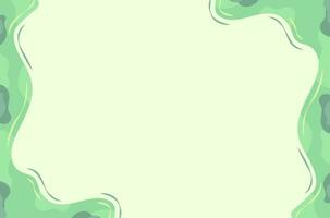 Soft Green Abstract Banner Background vector