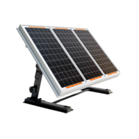 AI generated Solar Panel Isolated On Transparent Background png