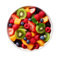 AI generated Fruit Salad Isolated On Transparent Background png