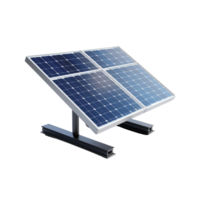 AI generated Solar Panel Isolated On Transparent Background png