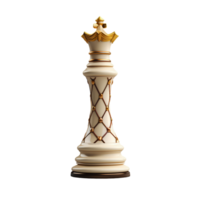 AI generated 3D Chess Pieces Isolated On Transparent Background png