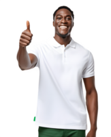 AI generated Positive Young Man with Thumbs Up Gesture png