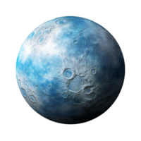 AI generated Detailed Illustration of the Moon png