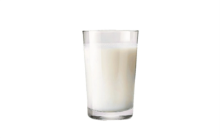 ai generado clásico vaso de Leche aislado en transparente antecedentes png