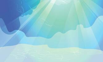 Vector gradient of beautiful landscape background