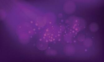 Vector purple background with bokeh effect