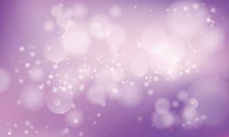 Vector purple background with glowing sparkle bokeh design