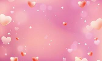 Vector blurred valentine's day background design