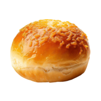 AI generated Sesame Seed Braided Bread Loaf on transparent Background png