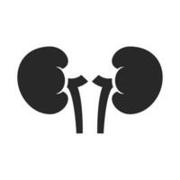Vector kidney icon vector. urology logo design template
