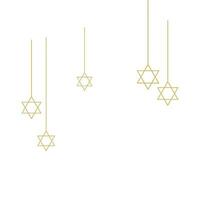 Vector realistic hanukkah element isolated on white