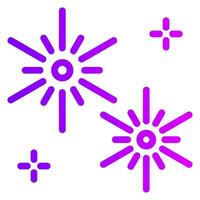 firework gradient icon vector