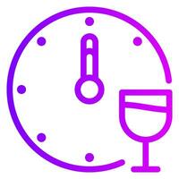 new years eve gradient icon vector