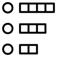 bars chart line icon vector