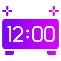 time gradient icon vector