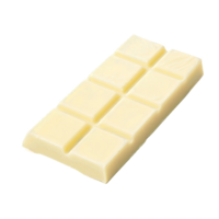 AI generated White Chocolate Bar on transparent  Background png