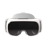 AI generated Modern White VR Headset png