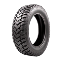 AI generated Energy-Efficient Single Tire Isolated on transparent Background png