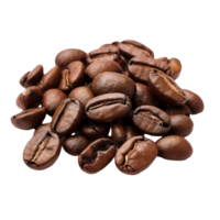 AI generated Aromatic Roasted Coffee Beans Isolated png