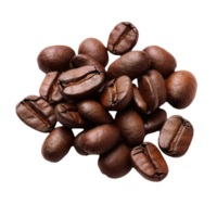 AI generated Aromatic Roasted Coffee Beans Isolated png