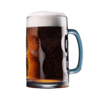 AI generated Photorealistic Beer Mug with Frothy Head png