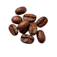 AI generated Aromatic Roasted Coffee Beans Isolated png