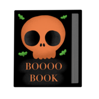 Halloween Black Book Magic Cartoon illustration For Halloween Festival Decoration png