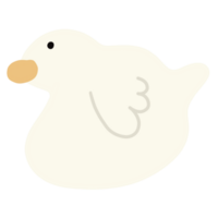 Pato desenho animado ilustração fofa elemento fofa animal animal adesivo png