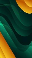 Abstract background dark green color with wavy lines and gradients is a versatile asset suitable for various design projects such as websites, presentations, print materials, social media posts vector